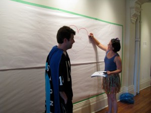 Colin Doyle and Natasha Greenblat(t) at the Performance Gallery